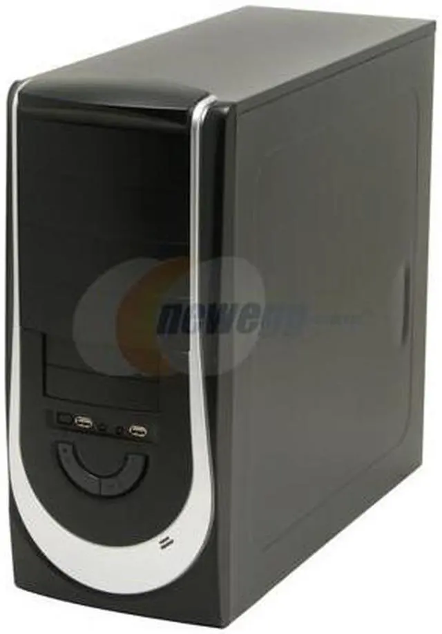 Alt view image 2 of 11 - Linkworld 313-11(3131-11) Black / Silver Steel ATX Mid Tower Computer Case 500W Power Supply