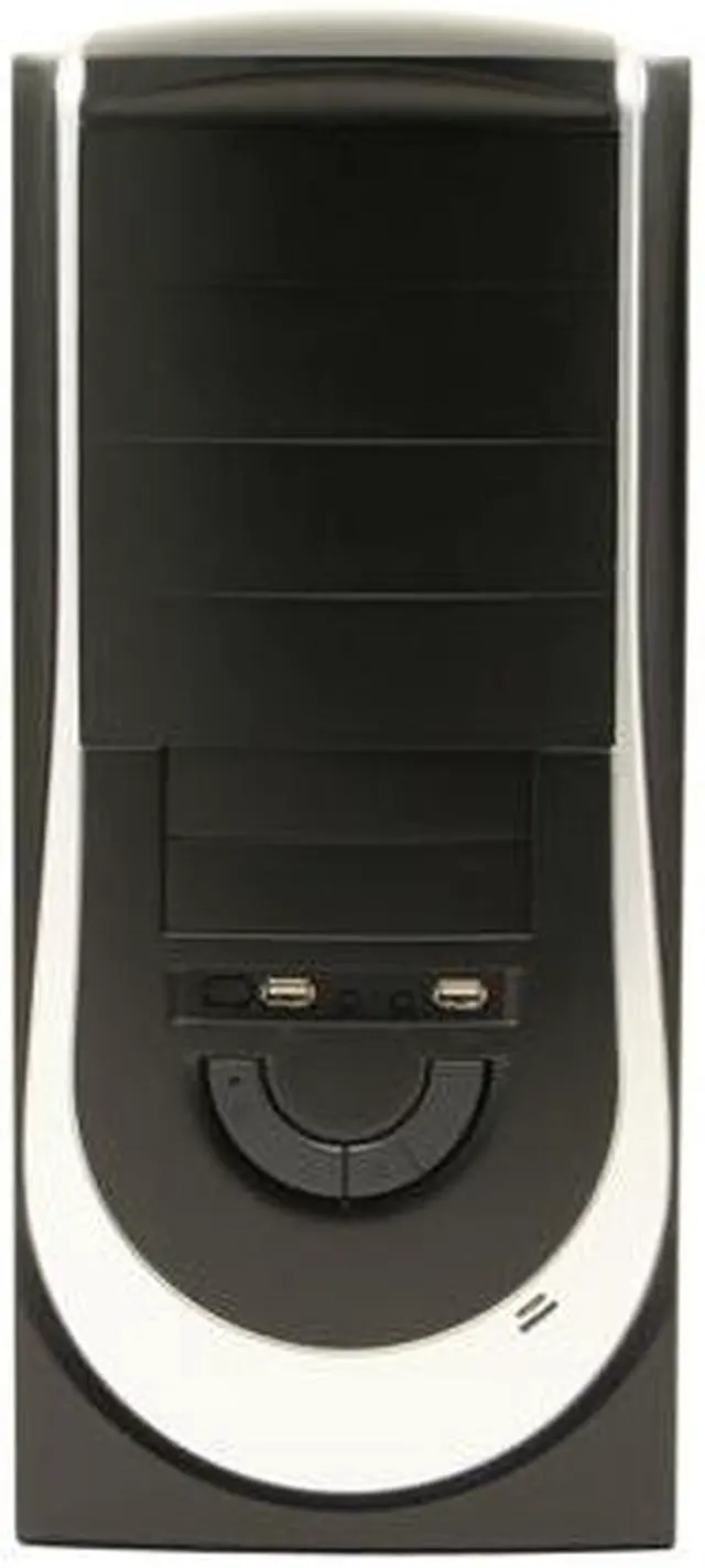 Alt view image 3 of 11 - Linkworld 313-11(3131-11) Black / Silver Steel ATX Mid Tower Computer Case 500W Power Supply