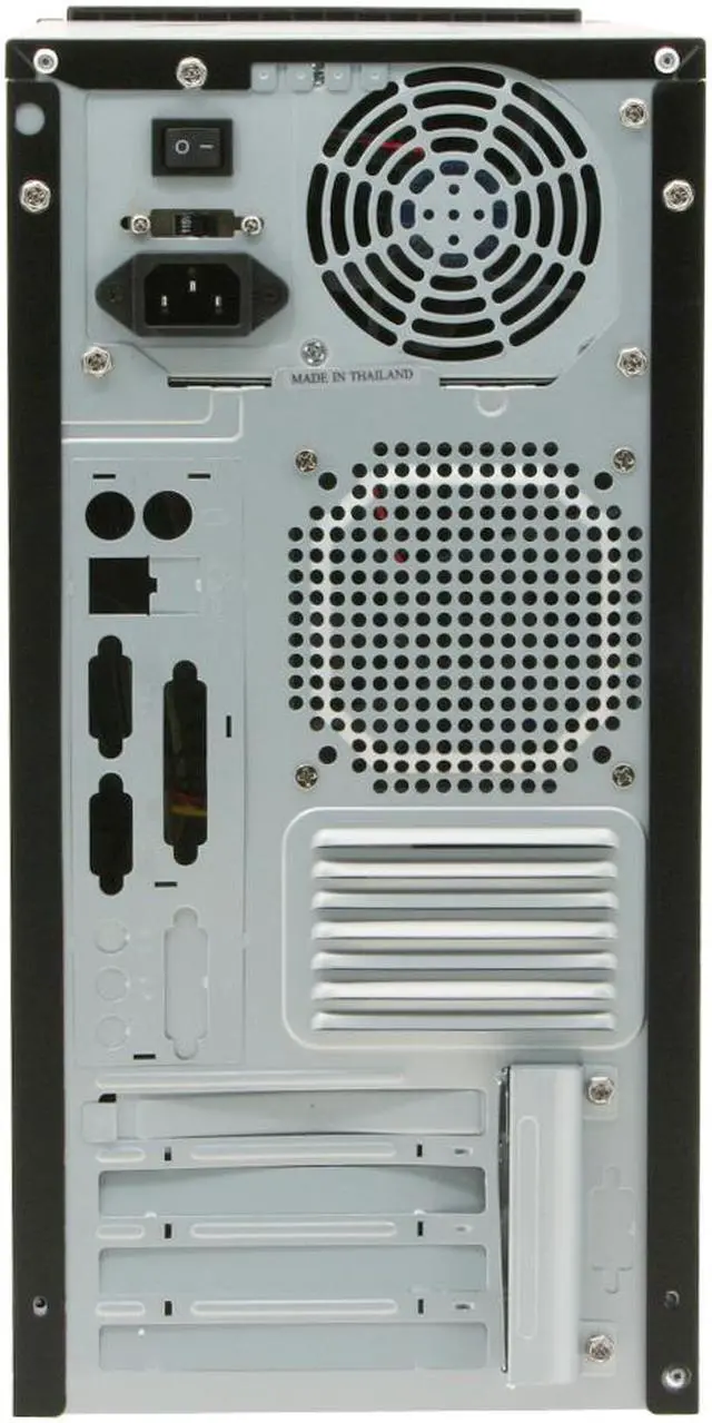 Alt view image 13 of 15 - Linkworld PRESCOTT 437-01-C2222 Black SECC/SGCC Micro ATX Mid Tower Computer Case 430W Power Supply