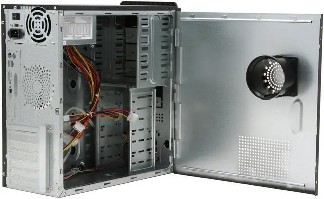 Alt view image 10 of 13 - Linkworld 3230-09-C2222U Black Steel ATX Mid Tower Computer Case 430W Power Supply