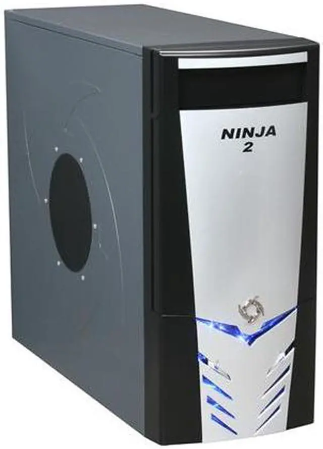 Main image of Linkworld 313-06-C2228 Black/ Silver Steel ATX Mid Tower Computer Case