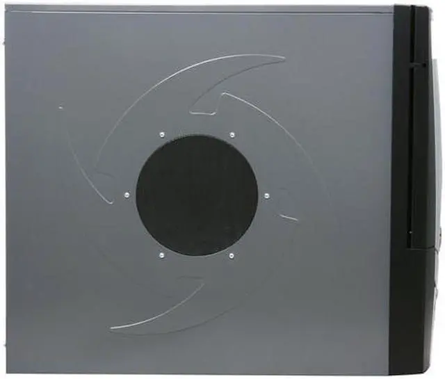 Alt view image 4 of 9 - Linkworld 313-06-C2228 Black/ Silver Steel ATX Mid Tower Computer Case