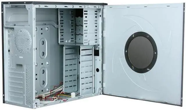 Alt view image 5 of 9 - Linkworld 313-06-C2228 Black/ Silver Steel ATX Mid Tower Computer Case