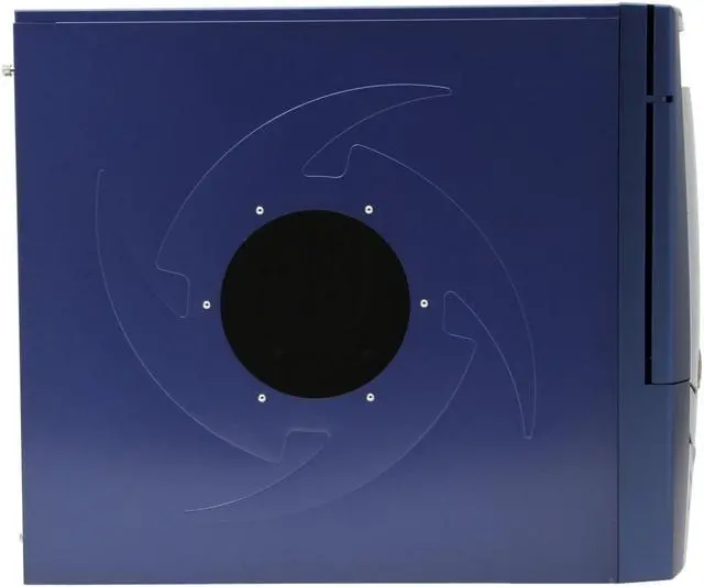 Alt view image 4 of 13 - Linkworld 313-06-C2228 Blue/ Silver Steel ATX Mid Tower Computer Case