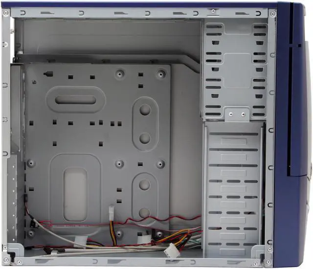 Alt view image 6 of 13 - Linkworld 313-06-C2228 Blue/ Silver Steel ATX Mid Tower Computer Case