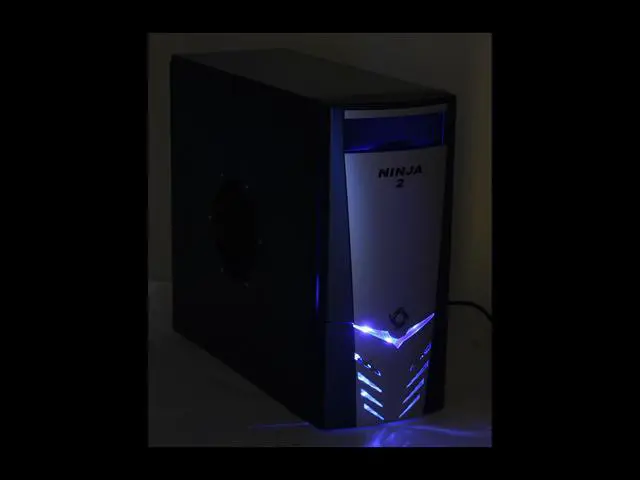 Alt view image 12 of 13 - Linkworld 313-06-C2228 Blue/ Silver Steel ATX Mid Tower Computer Case