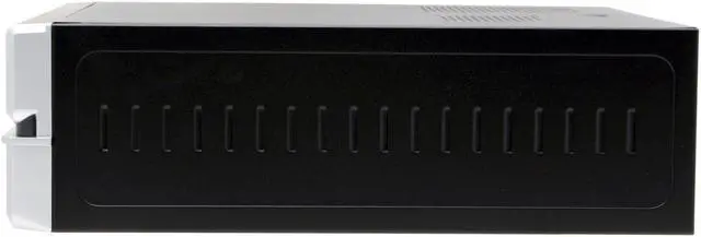 Alt view image 6 of 12 - Linkworld Black body/ Silver strip Steel 6280-01 Micro ATX Media Center / HTPC Case