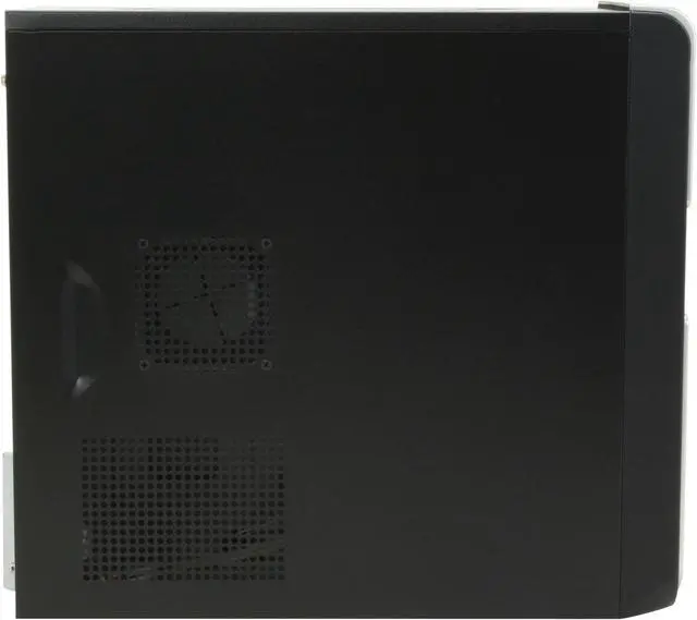 Alt view image 4 of 11 - Linkworld 43701-229FU Black/ Champaign Gold Steel Micro ATX Mini Tower Computer Case