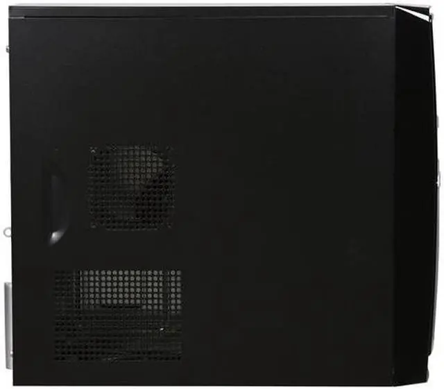 Alt view image 4 of 9 - Linkworld 43706-228FU+P04 Black Steel Micro ATX Mid Tower Computer Case 430W Power Supply