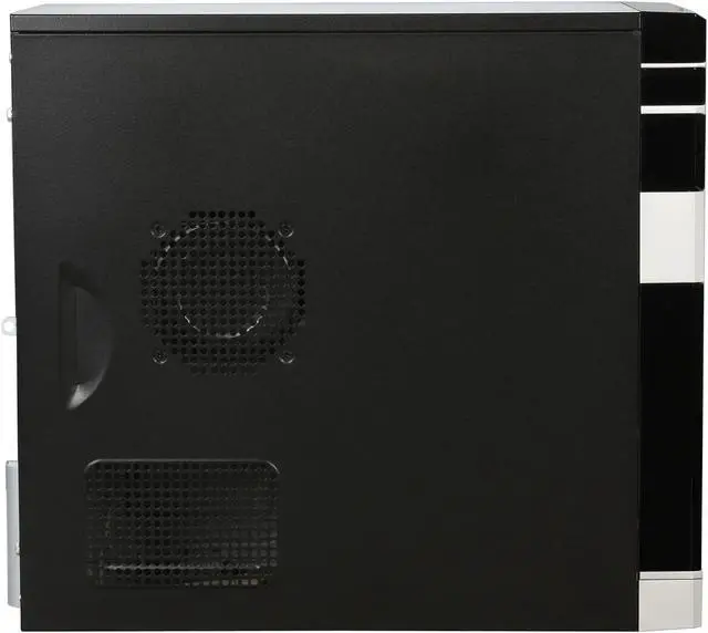 Alt view image 4 of 9 - Linkworld 727-08-2128FU+p04 Black/White Micro ATX Mini Tower Computer Case 430W Power Supply