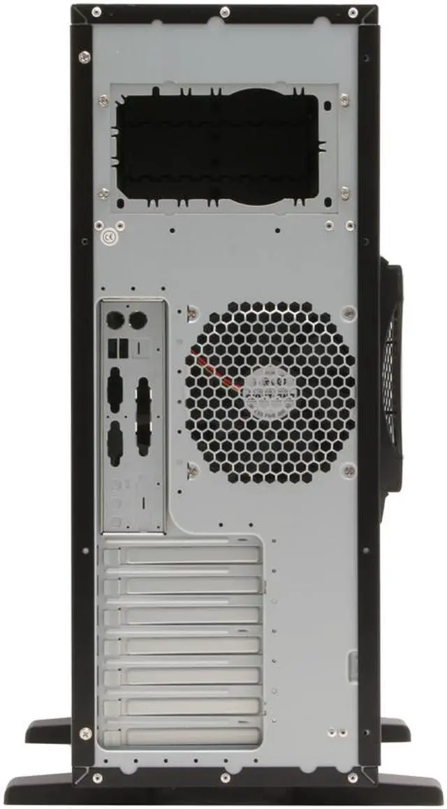 Alt view image 8 of 15 - iStarUSA Nitro Ax S-10000B Black Aluminum Front panel / 1.0mm SECC/SGCC chassis ATX Full Tower Computer Case
