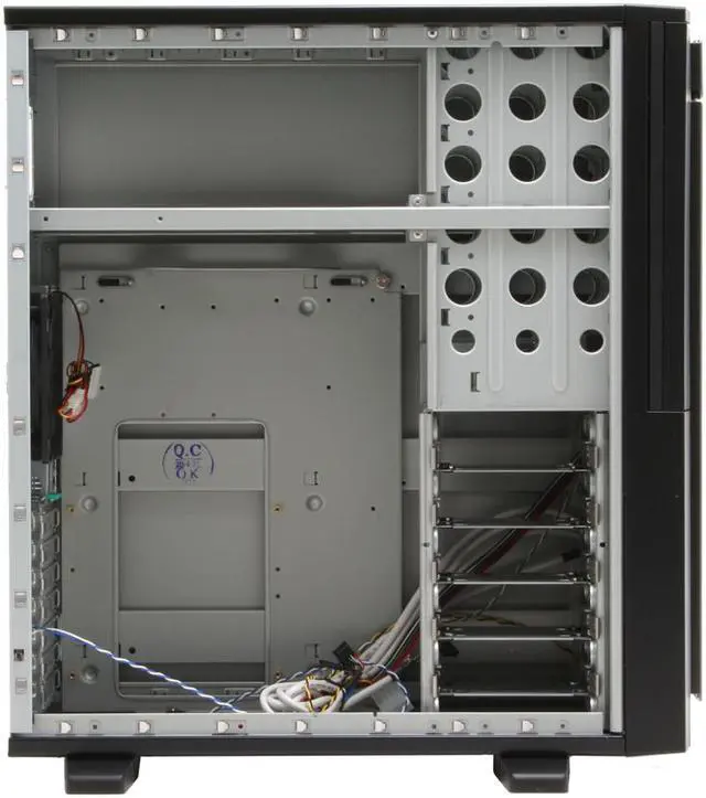 Alt view image 10 of 15 - iStarUSA Nitro Ax S-10000B Black Aluminum Front panel / 1.0mm SECC/SGCC chassis ATX Full Tower Computer Case