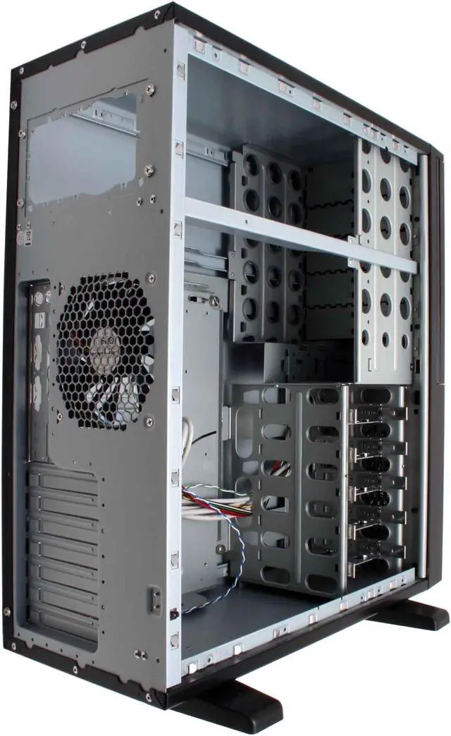Alt view image 11 of 15 - iStarUSA Nitro Ax S-10000B Black Aluminum Front panel / 1.0mm SECC/SGCC chassis ATX Full Tower Computer Case