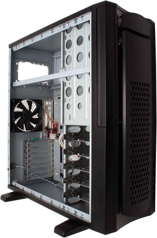 Alt view image 12 of 15 - iStarUSA Nitro Ax S-10000B Black Aluminum Front panel / 1.0mm SECC/SGCC chassis ATX Full Tower Computer Case