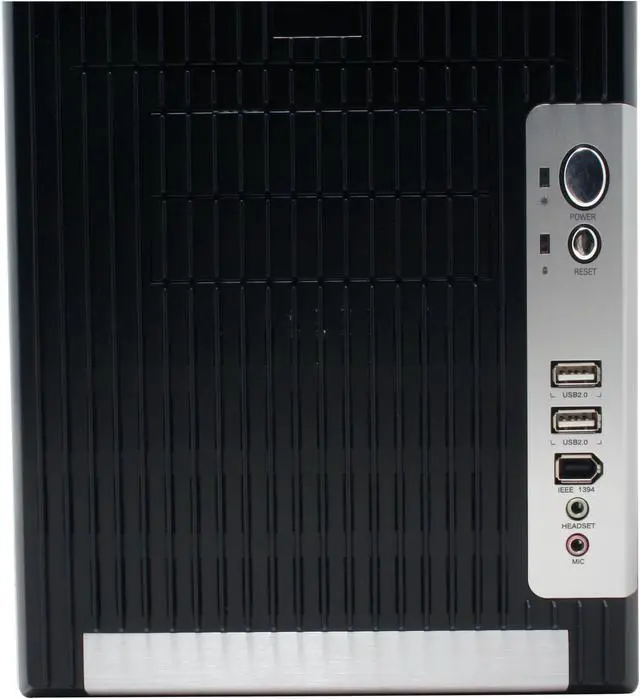 Alt view image 4 of 13 - iStarUSA S8 Storm Series Black 0.8mm SECC/SGCC (chassis) Aluminum Front Panel ATX Mid Tower Computer Case