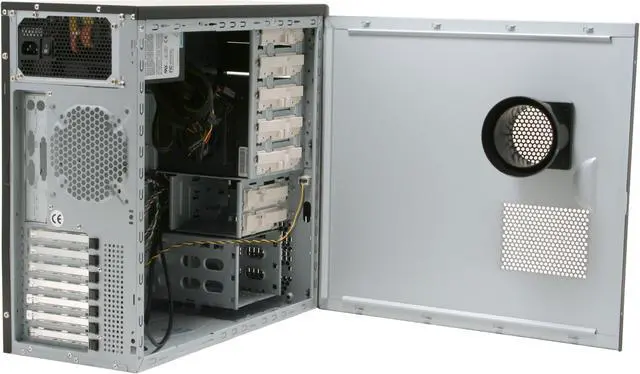 Alt view image 11 of 15 - iStarUSA S-8-BPU340-620w Black 1.0mm SECC/SGCC (chassis) ATX Mid Tower Computer Case 620W Power Supply