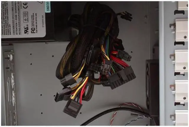 Alt view image 12 of 15 - iStarUSA S-8-BPU340-620w Black 1.0mm SECC/SGCC (chassis) ATX Mid Tower Computer Case 620W Power Supply