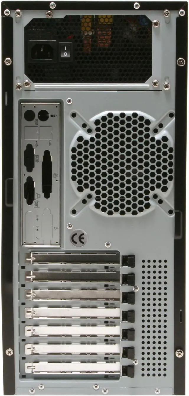 Alt view image 13 of 15 - iStarUSA S-8-BPU340-620w Black 1.0mm SECC/SGCC (chassis) ATX Mid Tower Computer Case 620W Power Supply