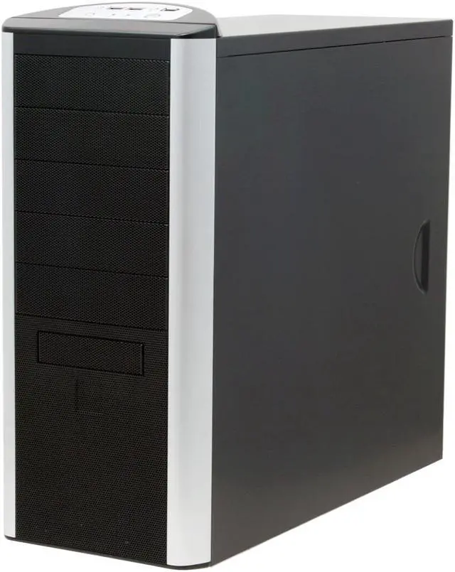 Alt view image 2 of 13 - iStarUSA Elegant Storm S-9B-ROHS Black Aluminum / Steel ATX Mid Tower Computer Case