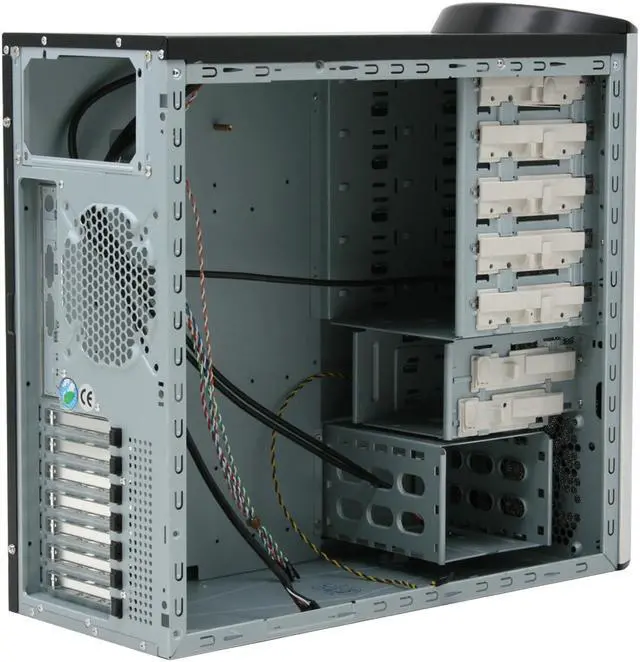 Alt view image 9 of 13 - iStarUSA Elegant Storm S-9B-ROHS Black Aluminum / Steel ATX Mid Tower Computer Case