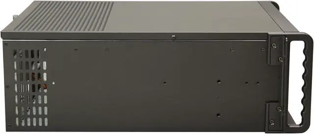 Alt view image 3 of 7 - iStarUSA D-400-6-ND Black 1.2mm SECC Zinc-Coated Steel 4U Rackmount Compact Stylish Chassis 6 External 5.25" Drive Bays