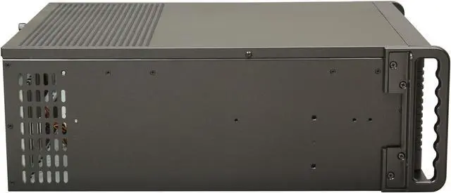 Alt view image 3 of 7 - iStarUSA D-407PL Black Steel 4U Rackmount Compact Stylish Server Case 7 External 5.25" Drive Bays