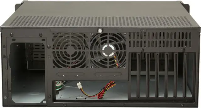 Alt view image 4 of 7 - iStarUSA D-407PL Black Steel 4U Rackmount Compact Stylish Server Case 7 External 5.25" Drive Bays