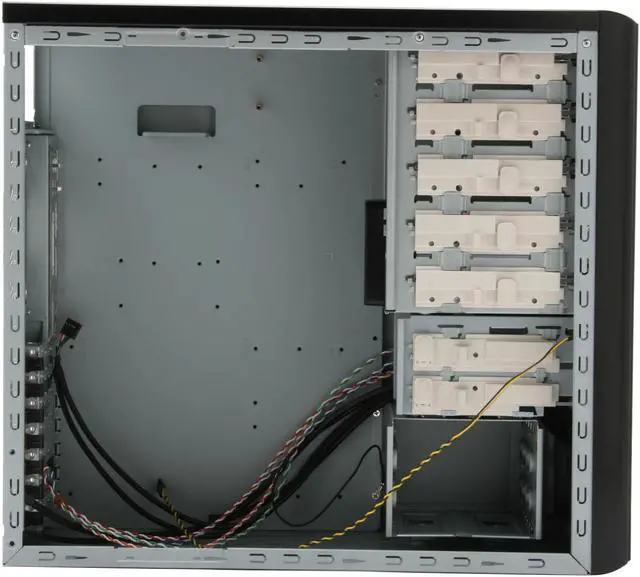 Alt view image 11 of 14 - iStarUSA S-8-H23-Blue Black Aluminum / Steel ATX Mid Tower Computer Case