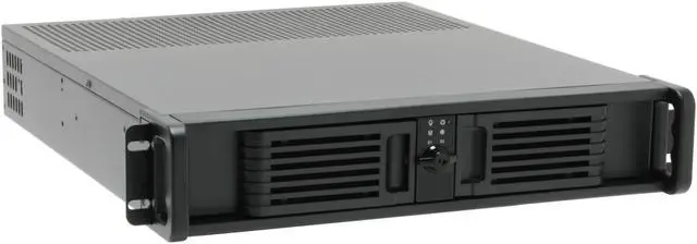 Main image of iStarUSA D-200-PFS Black Steel 2U Rackmount Server Case 1 External 5.25" Drive Bays