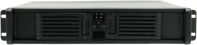 Alt view image 2 of 13 - iStarUSA D-200-PFS Black Steel 2U Rackmount Server Case 1 External 5.25" Drive Bays