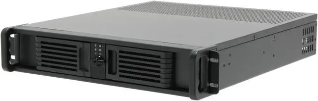Alt view image 3 of 13 - iStarUSA D-200-PFS Black Steel 2U Rackmount Server Case 1 External 5.25" Drive Bays