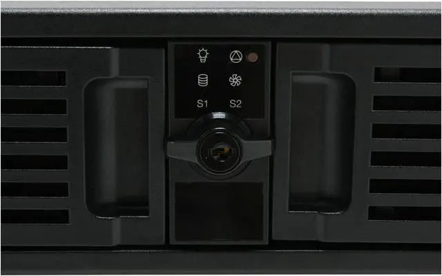 Alt view image 4 of 13 - iStarUSA D-200-PFS Black Steel 2U Rackmount Server Case 1 External 5.25" Drive Bays