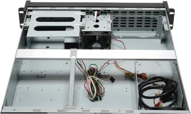 Alt view image 10 of 13 - iStarUSA D-200-PFS Black Steel 2U Rackmount Server Case 1 External 5.25" Drive Bays