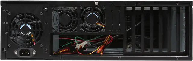 Alt view image 4 of 7 - iStarUSA 3U Stylish Zinc-Coated Steel Rackmount Server Chassis Front-Mounted ATX Power Supply (D-300-PFS)