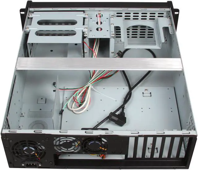 Alt view image 5 of 7 - iStarUSA 3U Stylish Zinc-Coated Steel Rackmount Server Chassis Front-Mounted ATX Power Supply (D-300-PFS)