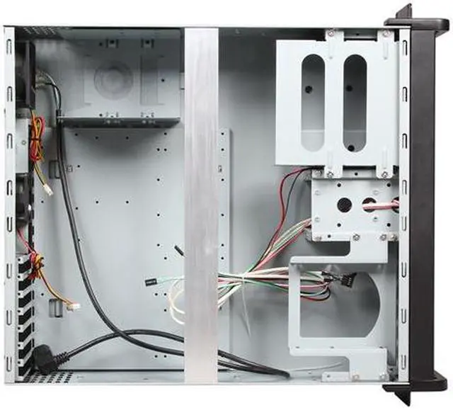 Alt view image 6 of 7 - iStarUSA 3U Stylish Zinc-Coated Steel Rackmount Server Chassis Front-Mounted ATX Power Supply (D-300-PFS)
