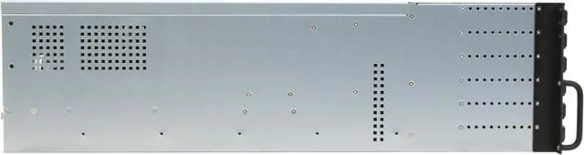 Alt view image 4 of 9 - iStarUSA V4M24SA/1350N+1-BLACK Steel 4U Rackmount 24-Bay Storage Server Rackmount Chassis (Black Handle) 1350W Redundant