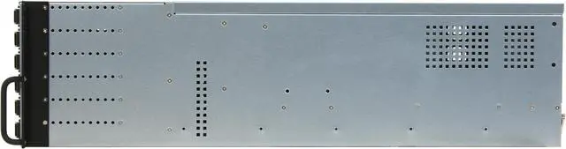Alt view image 6 of 9 - iStarUSA V4M24SA/1350N+1-BLACK Steel 4U Rackmount 24-Bay Storage Server Rackmount Chassis (Black Handle) 1350W Redundant