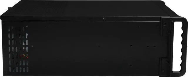 Alt view image 4 of 8 - iStarUSA D-4-B350PL-RED Steel 4U Rackmount Server Case 5xSATA Hot-Swap with 20" Depth only 4 External 5.25" Drive Bays