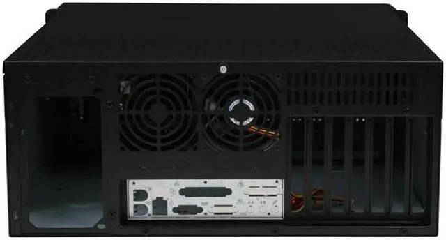 Alt view image 5 of 8 - iStarUSA D-4-B350PL-RED Steel 4U Rackmount Server Case 5xSATA Hot-Swap with 20" Depth only 4 External 5.25" Drive Bays