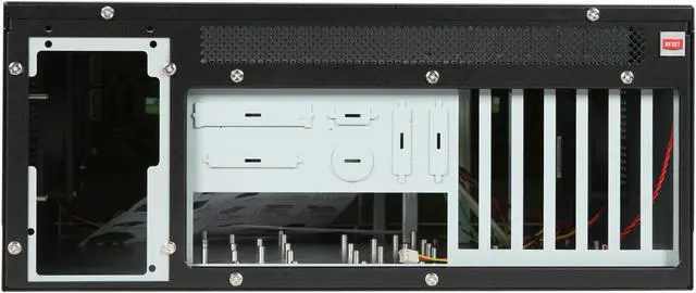 Alt view image 4 of 7 - iStarUSA D-410-B8SA Silver Zinc-Coated Steel 4U Rackmount Server Case 4 External 5.25" Drive Bays