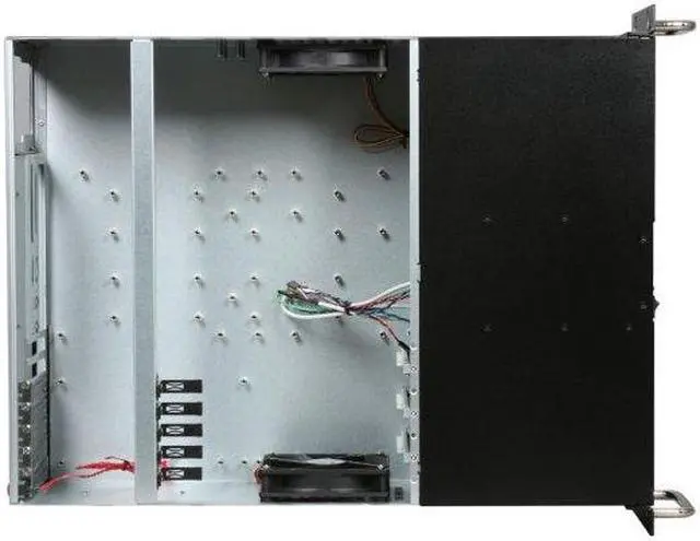 Alt view image 6 of 7 - iStarUSA D-410-B10SA Black Zinc-Coated Steel 4U Rackmount 10-Bay Stylish Storage Server Case 4 External 5.25" Drive Bays