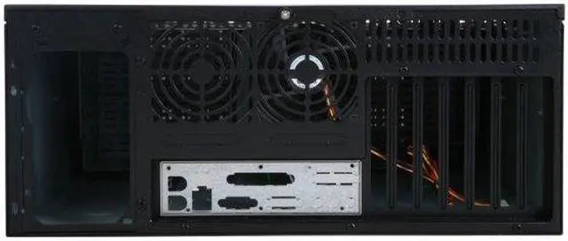 Alt view image 6 of 9 - iStarUSA D-400-6-Blue Steel 4U Rackmount Compact Stylish Server Chassis 6 External 5.25" Drive Bays