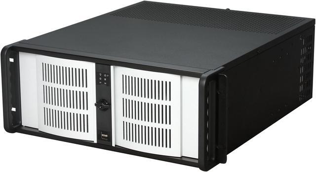 Main image of iStarUSA D-400-6-SILVER Steel 4U Rackmount Compact Stylish Server Chassis 6 External 5.25" Drive Bays - OEM