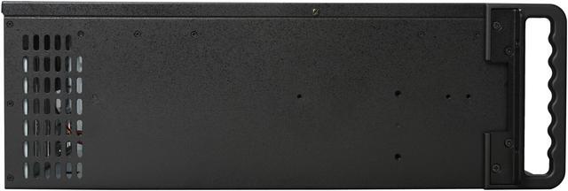 Alt view image 3 of 7 - iStarUSA D-400-6-SILVER Steel 4U Rackmount Compact Stylish Server Chassis 6 External 5.25" Drive Bays - OEM