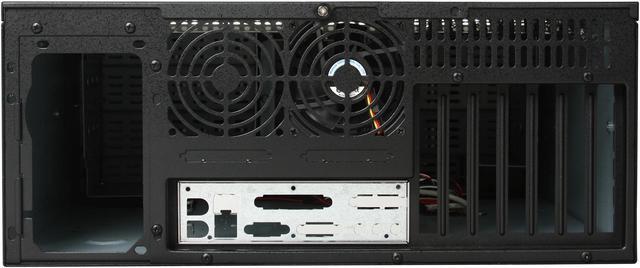 Alt view image 4 of 7 - iStarUSA D-400-6-SILVER Steel 4U Rackmount Compact Stylish Server Chassis 6 External 5.25" Drive Bays - OEM