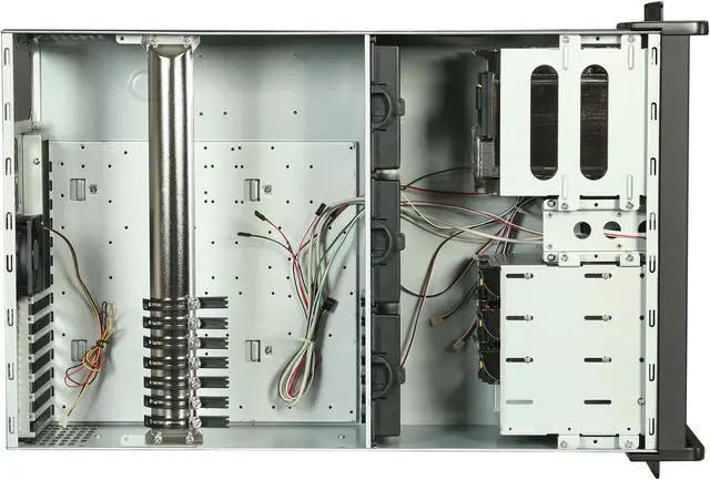 Alt view image 6 of 7 - iStarUSA D-400L-TL6 4U 6xTrayLess Hot-Swap E-ATX size Rackmount Server Chassis - OEM