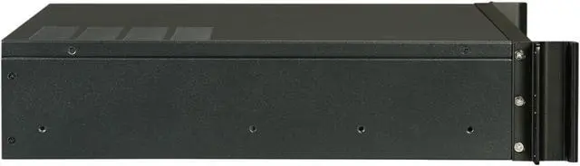 Alt view image 3 of 7 - iStarUSA D-213-MATX Black Aluminum / Steel 2U Rackmount microATX Server Chassis - OEM