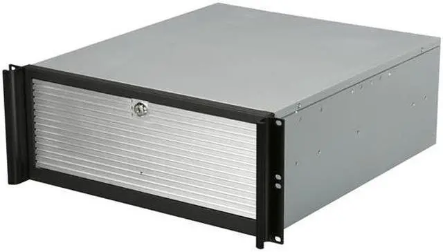 Main image of iStarUSA D-416-SILVER Metal/ Aluminum 4U Rackmount Compact Stylish Server Chassis 6 External 5.25" Drive Bays - OEM