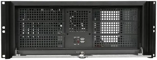 Alt view image 2 of 7 - iStarUSA D-416-SILVER Metal/ Aluminum 4U Rackmount Compact Stylish Server Chassis 6 External 5.25" Drive Bays - OEM